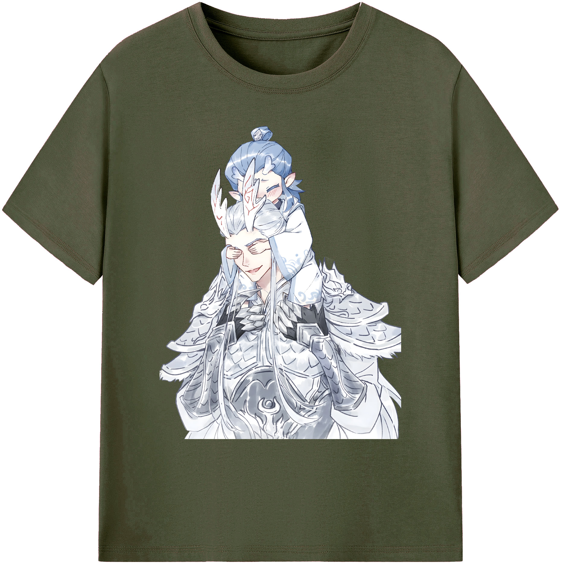（画像用） Ne Zha 2 ナタ 魔童の大暴れ 綿100％ メンズ半袖Tシャツ｜肌触りやわらか＆通気性